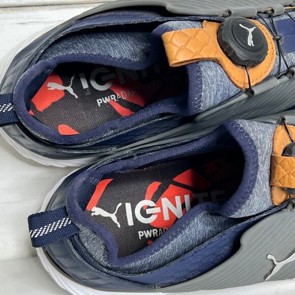 Puma Ignite Elevate Disc Blue Caged Golf Shoe Size 11.5 - Picture 3 of 9